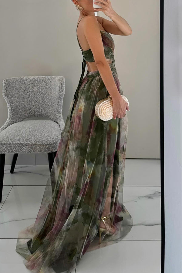 Gaia™ | Long Floral and Romantic Dress