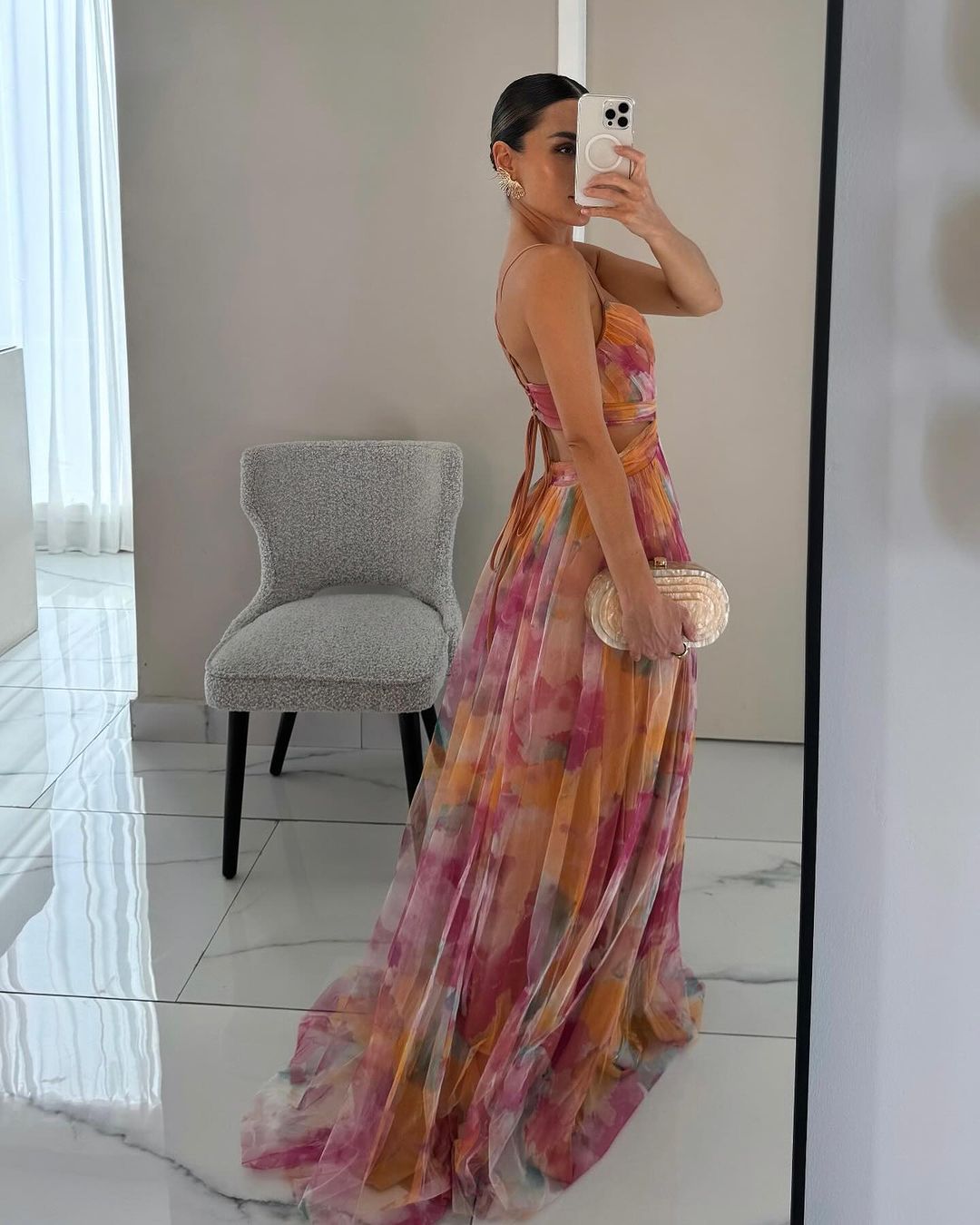 Gaia™ | Long Floral and Romantic Dress