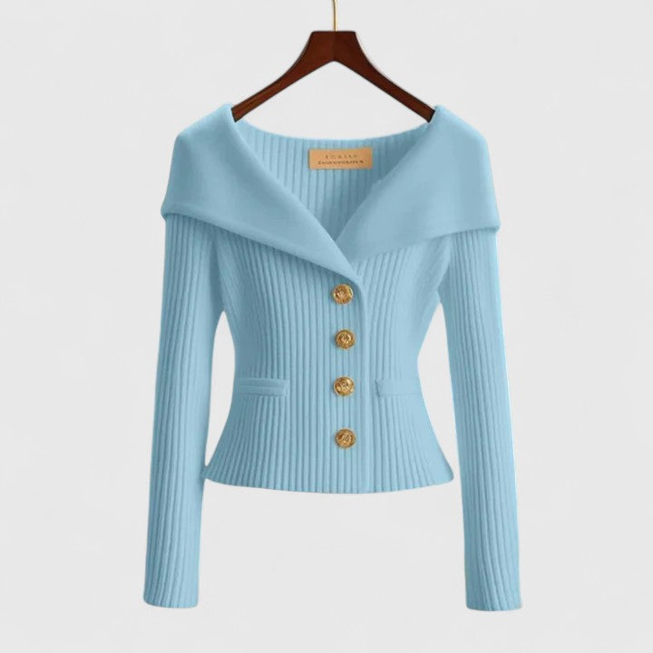 Elegant Women's Soft Knit Cardigan – Cozy Warmth, Versatile Style