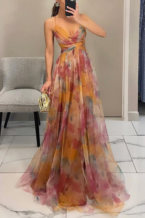 Gaia™ | Long Floral and Romantic Dress