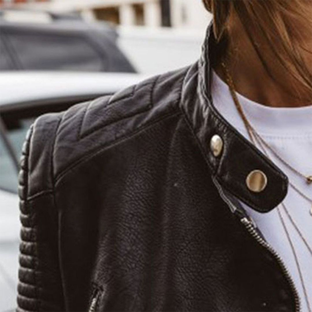Athena Women's Premium Leather Jacket – Sleek Edge, Timeless Style