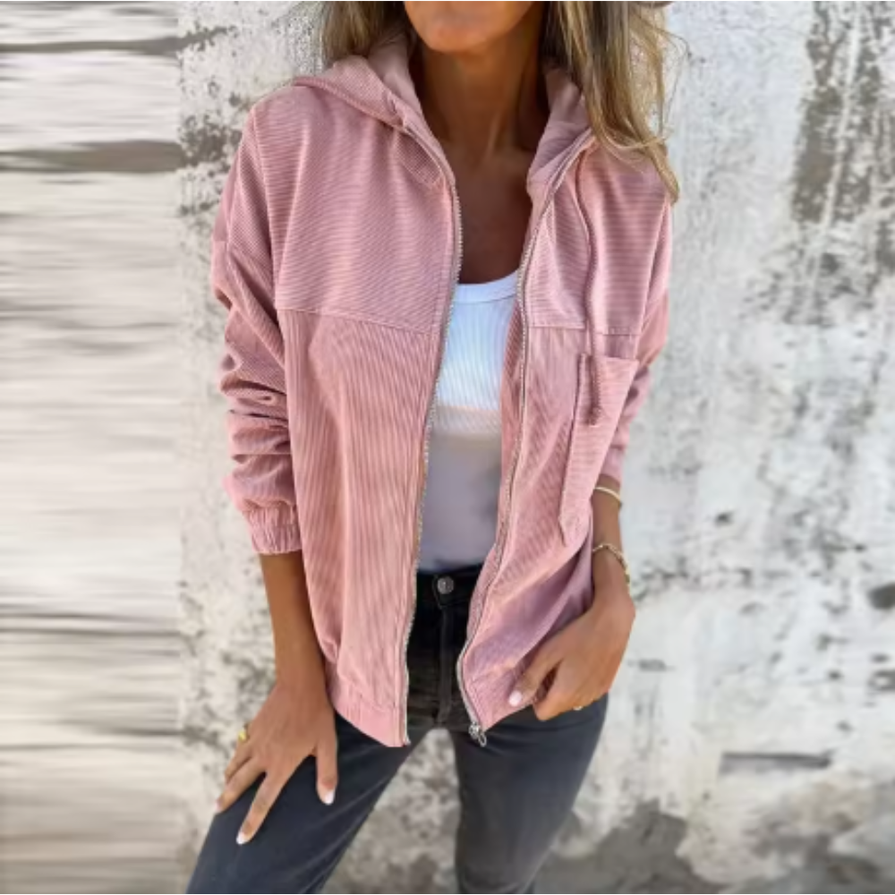 Kriza Corduroy Zip Vest – Trendy Casual Jacket for All Seasons