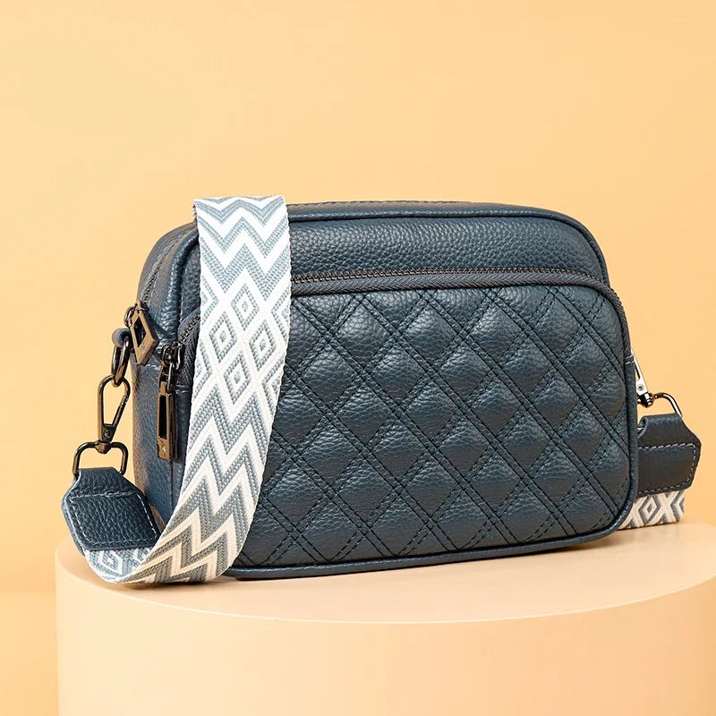 Josie Refined Leather Shoulder Bag – Elegant Adjustable Carry