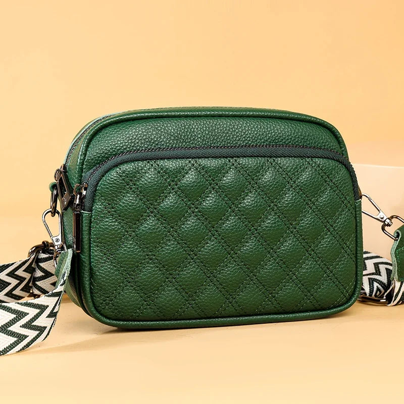 Josie Refined Leather Shoulder Bag – Elegant Adjustable Carry