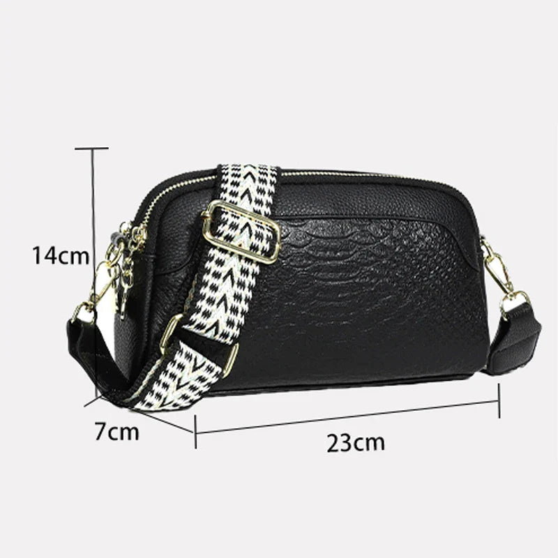 Amara Refined Leather Shoulder Bag – Elegant Adjustable Premium Leather Carryall