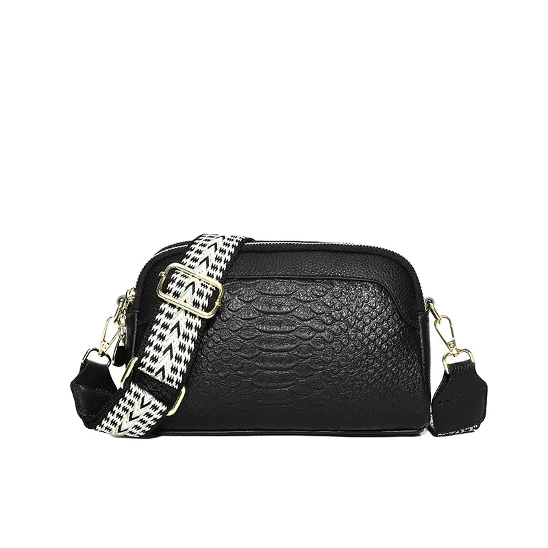 Amara Refined Leather Shoulder Bag – Elegant Adjustable Premium Leather Carryall