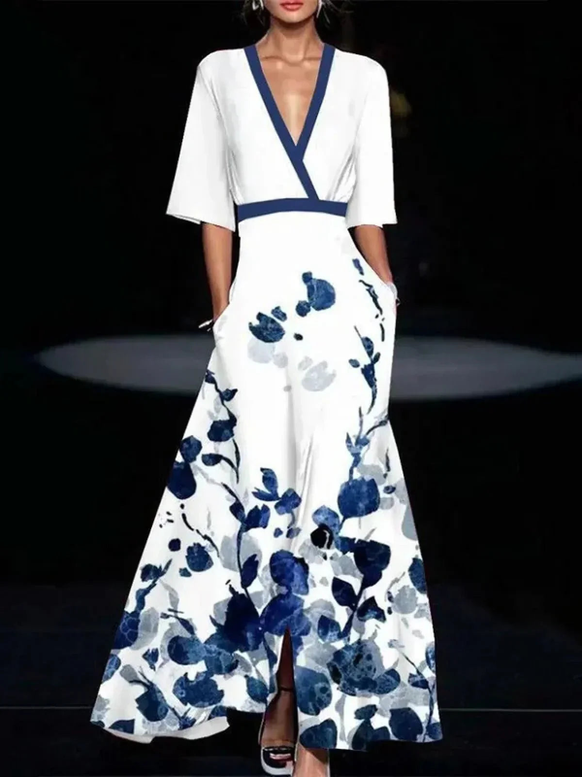 Sara™ | Elegant Short Sleeve Dress