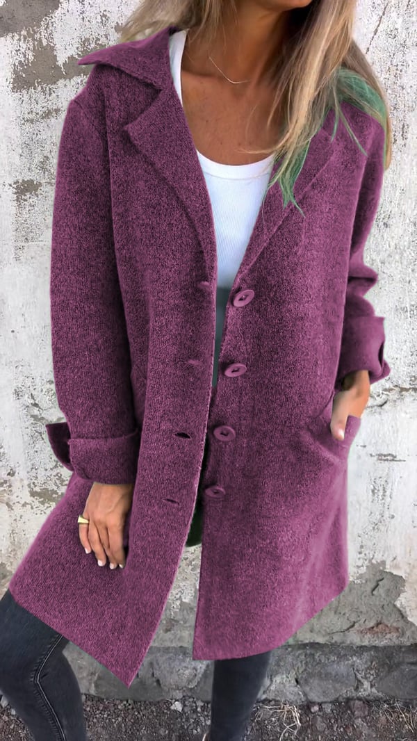 Isabella Trendy Women's Wool-Blend Coat Elegant Warmth Versatile