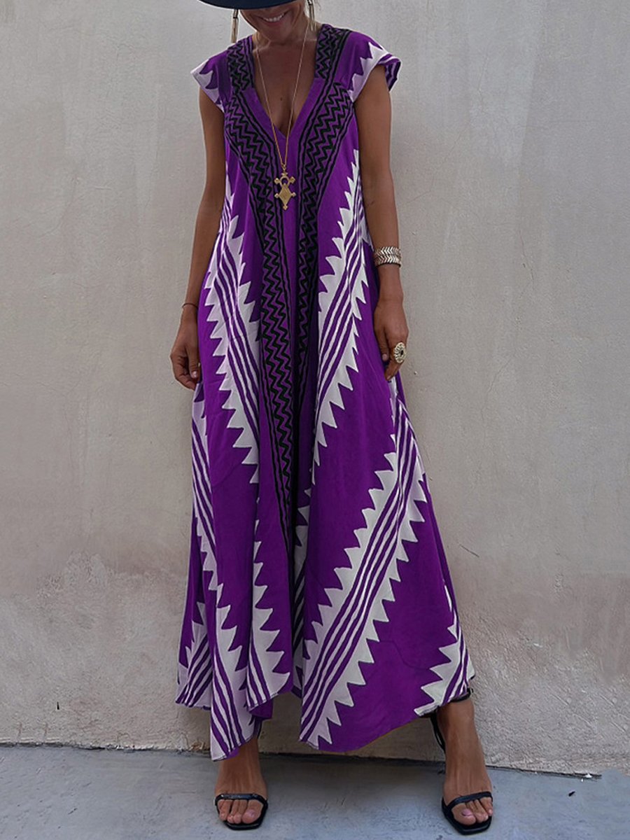 Boho™ | Sleeveless V-neck Dress