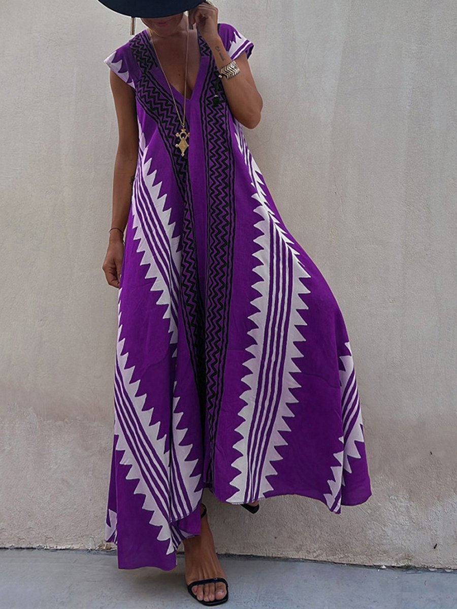 Boho™ | Sleeveless V-neck Dress