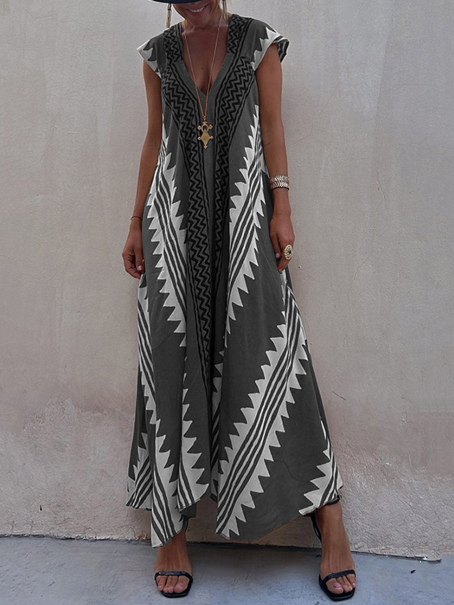 Boho™ | Sleeveless V-neck Dress