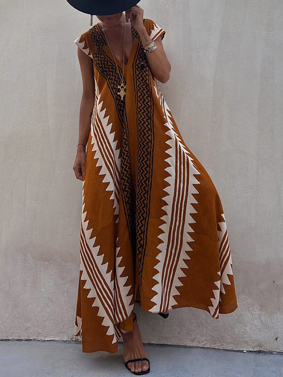 Boho™ | Sleeveless V-neck Dress