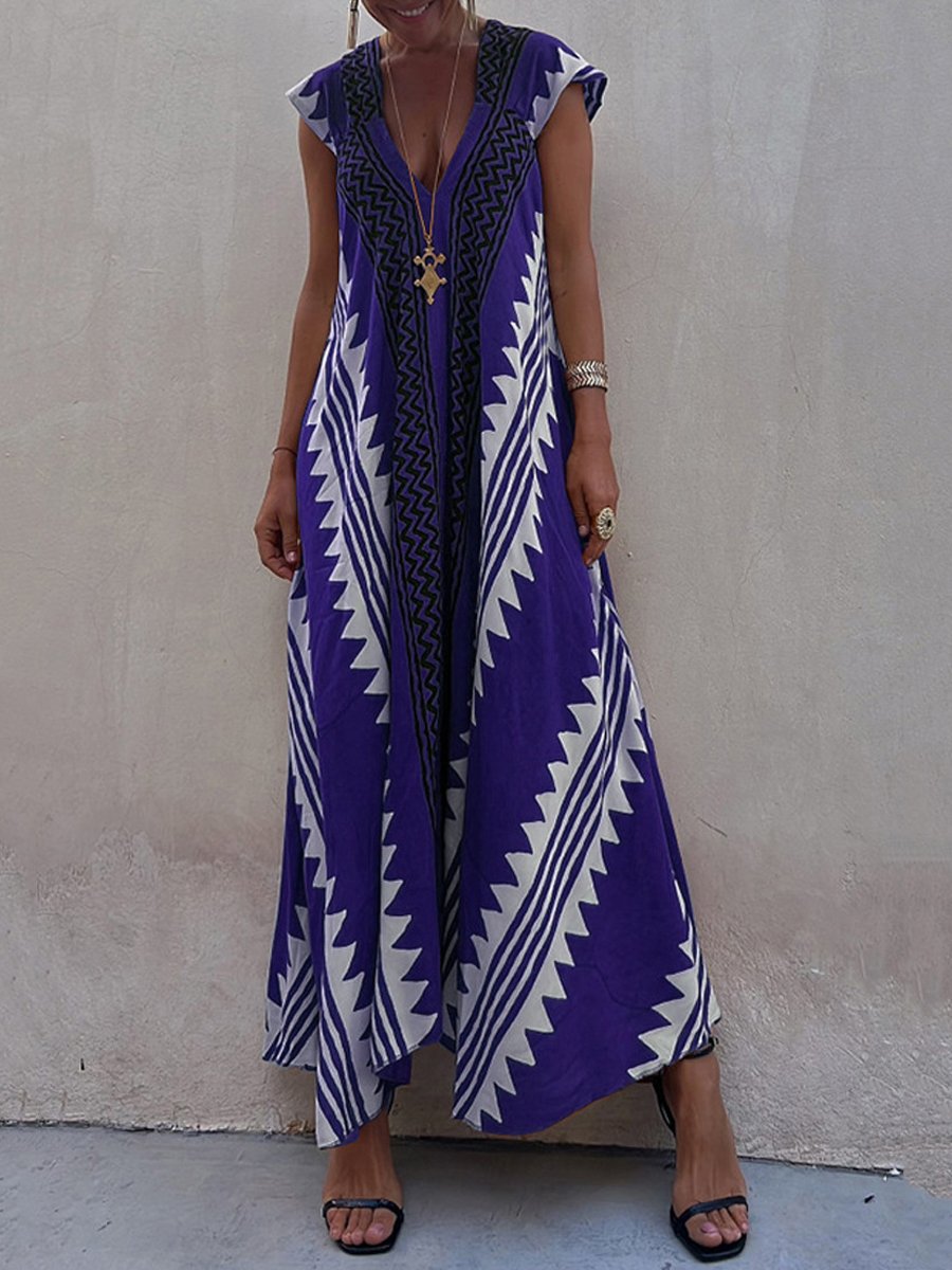 Boho™ | Sleeveless V-neck Dress