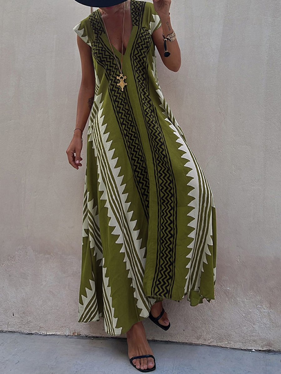 Boho™ | Sleeveless V-neck Dress