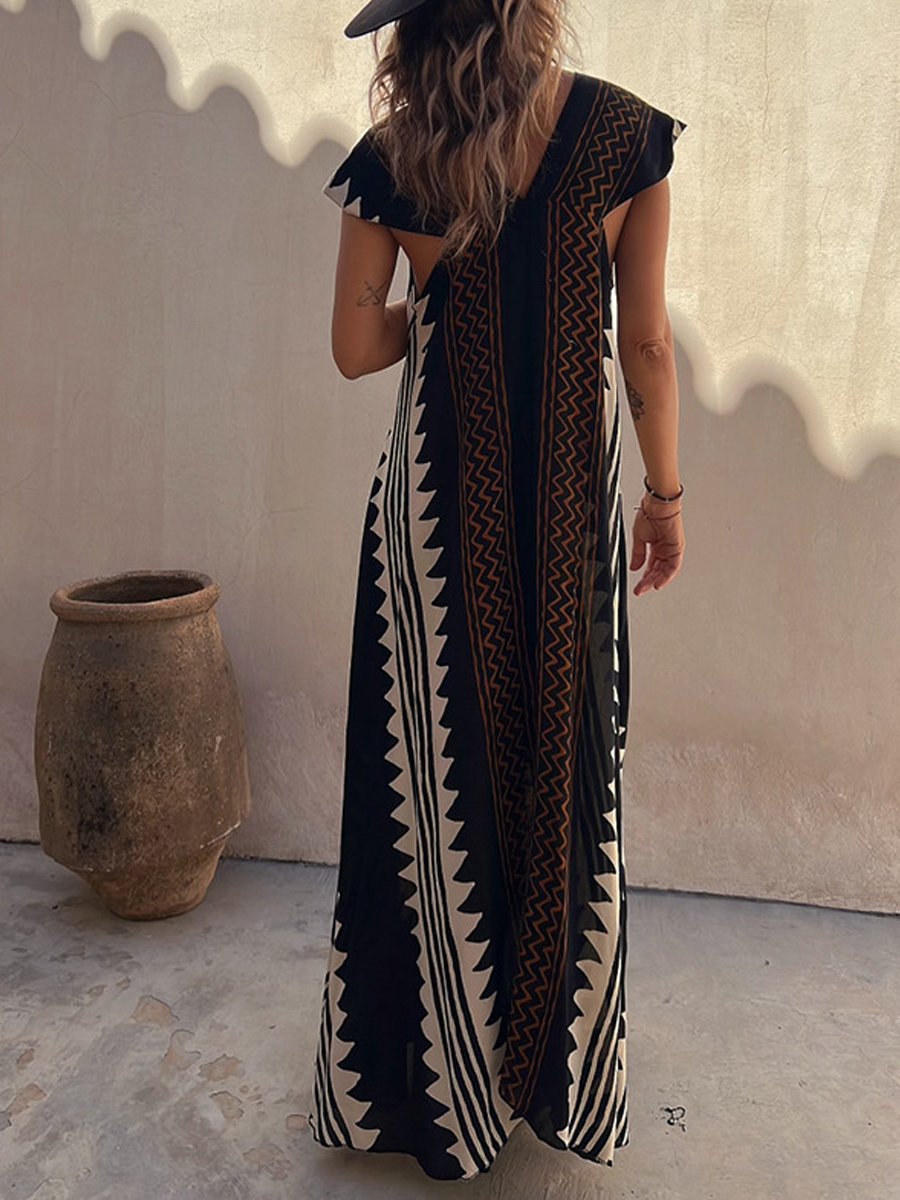 Boho™ | Sleeveless V-neck Dress