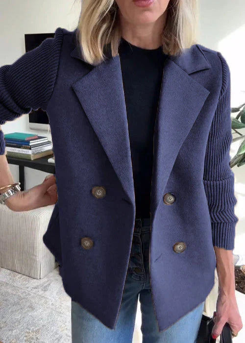 Maris Stylish Blazer – Double‑Breasted Fashionable Women's Jacket