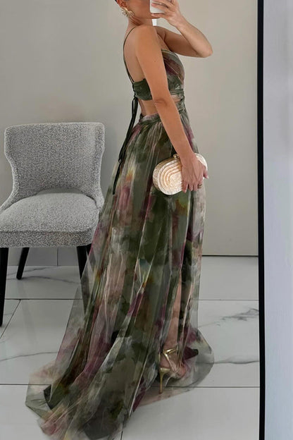 Gaia™ | Long Floral and Romantic Dress