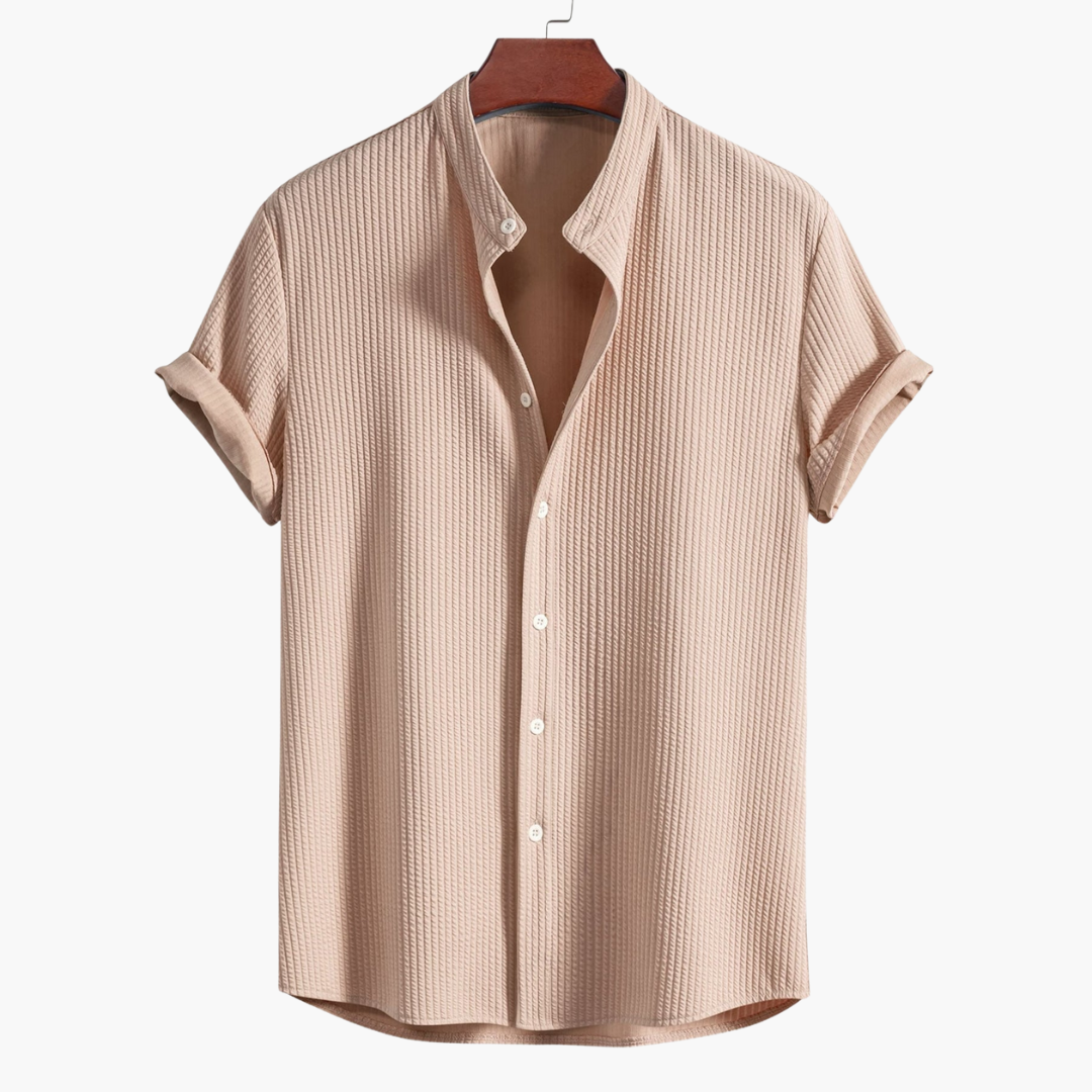 Karl™ | Stylish & Comfortable Shirt with Stand Collar for All Occasions