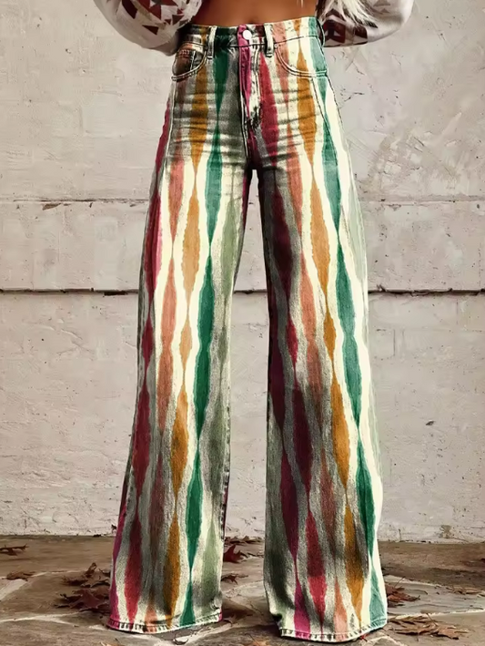 Tessa | Organic Flare Trousers for a Natural Style