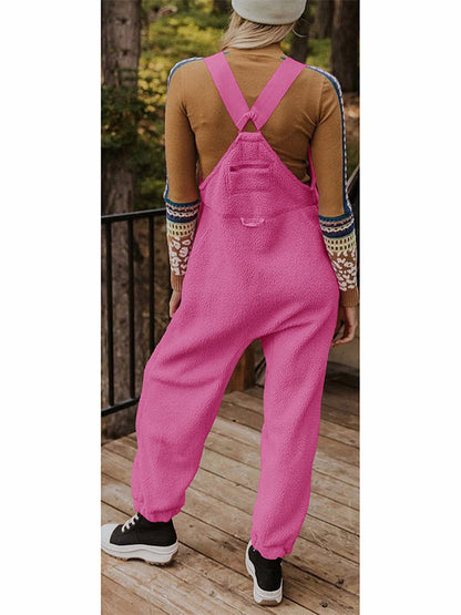 Newport Reserve I Women's Fleece Thermal Overalls With Zippered Pockets