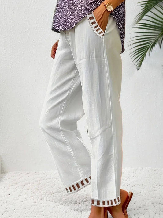 Karla - Lightweight Linen Trousers