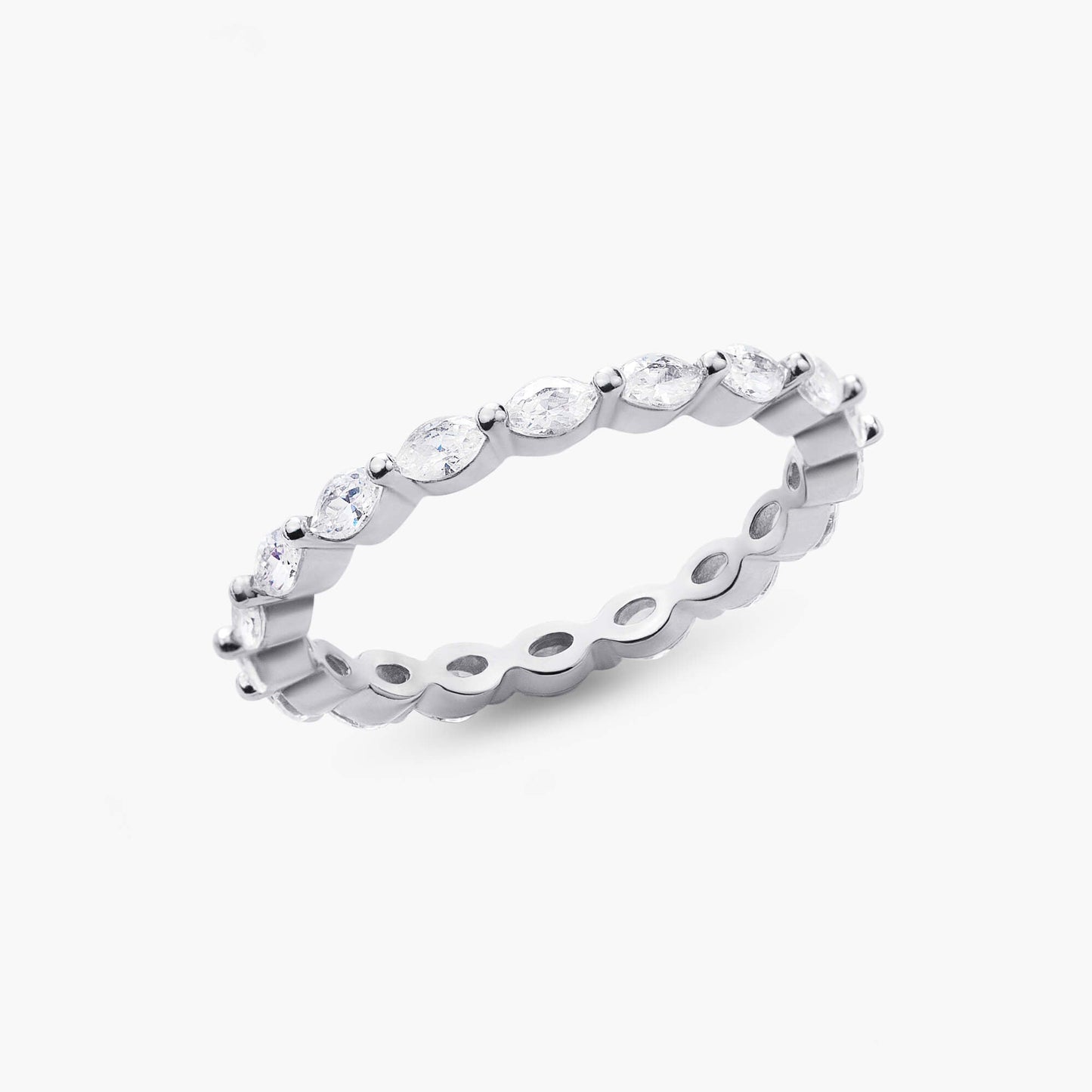 Petite Side Marquise Band