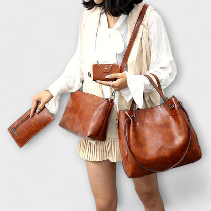 Sophie Mode - 4-Piece Vintage Bag Set