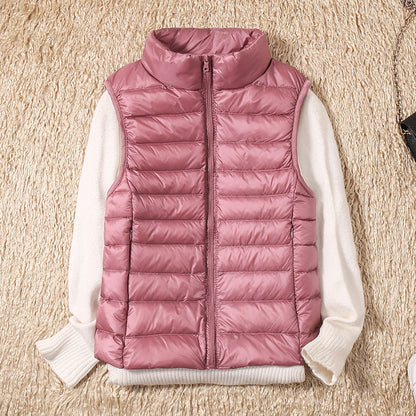 Galora - New Vest with White Duck Feathers
