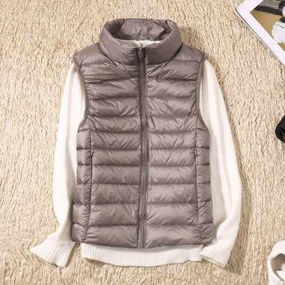Galora - New Vest with White Duck Feathers
