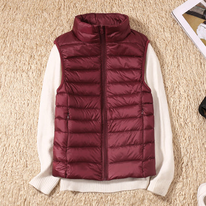 Galora - New Vest with White Duck Feathers