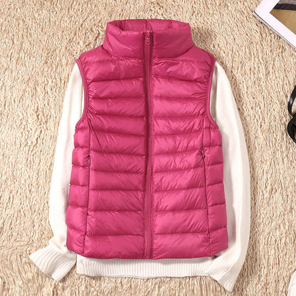 Galora - New Vest with White Duck Feathers