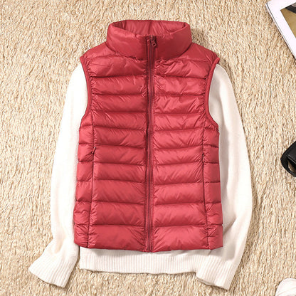 Galora - New Vest with White Duck Feathers