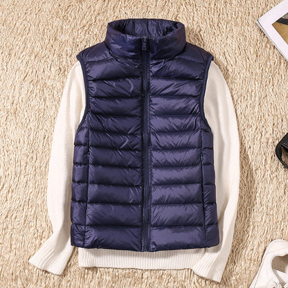 Galora - New Vest with White Duck Feathers