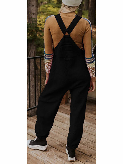Newport Reserve I Women's Fleece Thermal Overalls With Zippered Pockets