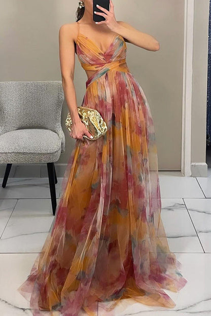 Gaia™ | Long Floral and Romantic Dress