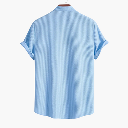 Karl™ | Stylish & Comfortable Shirt with Stand Collar for All Occasions