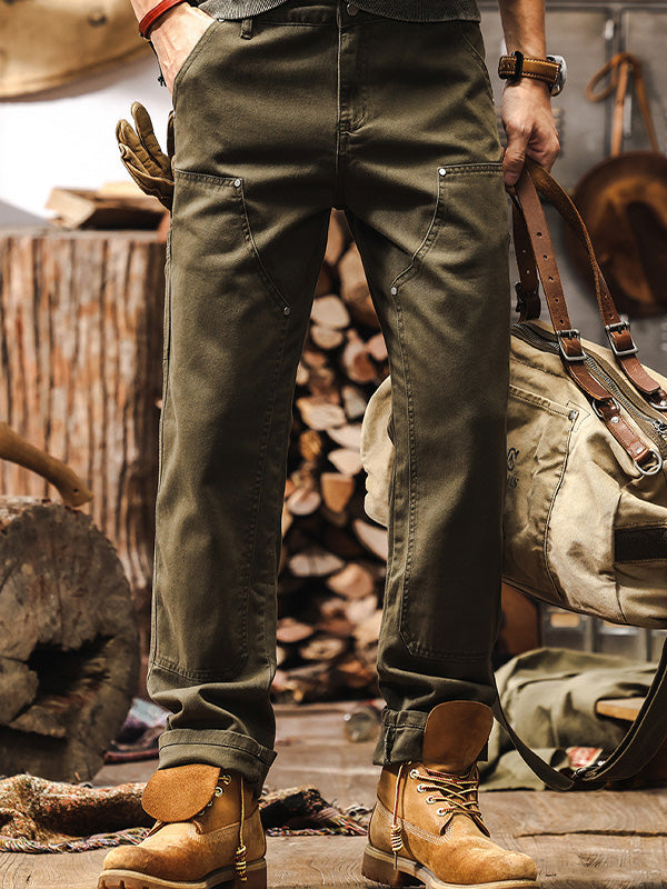 NEWPORT RESERVE I Men's Rugged Workwear Straight-Leg Utility Pants