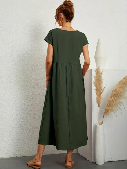 Giulia™ | Elegant Essential Dress in Cotton and Linen