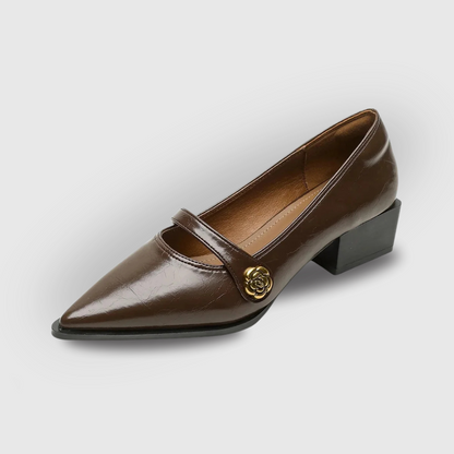 Retro Soft Leather Mary Janes