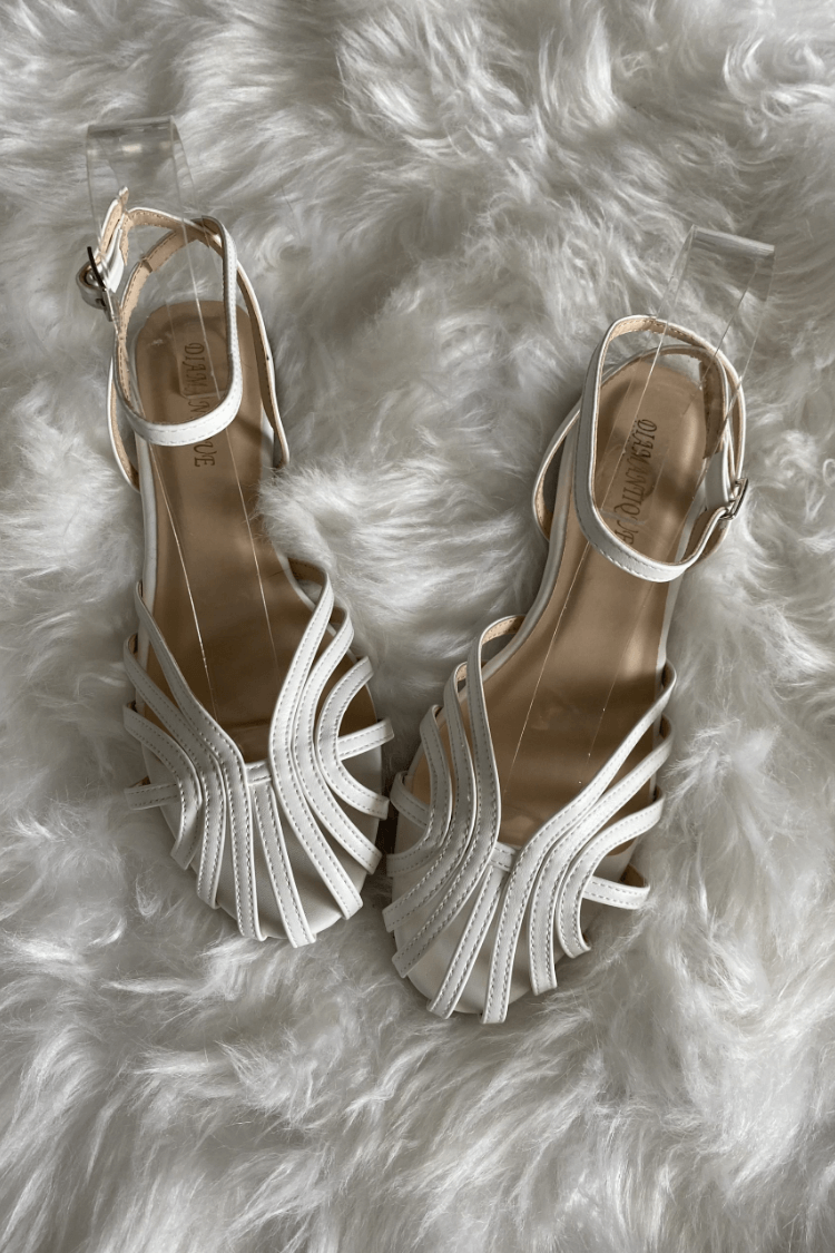 GINEVRA | Elegant Ballerina with Interwoven Detail for a Refined Look