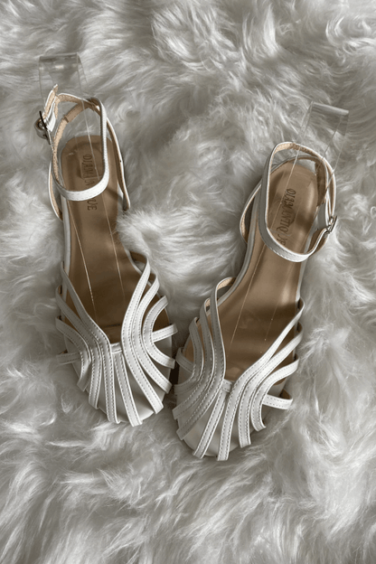 GINEVRA | Elegant Ballerina with Interwoven Detail for a Refined Look