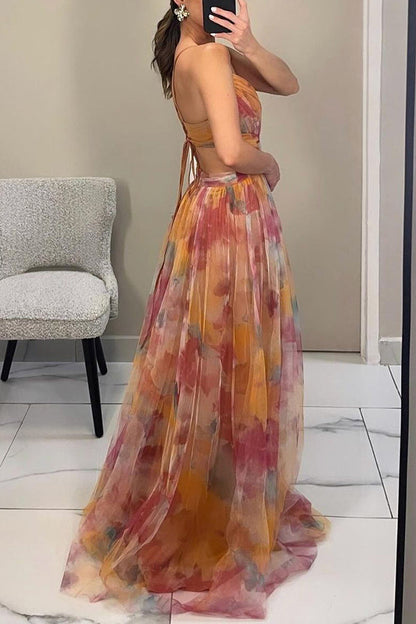 Gaia™ | Long Floral and Romantic Dress