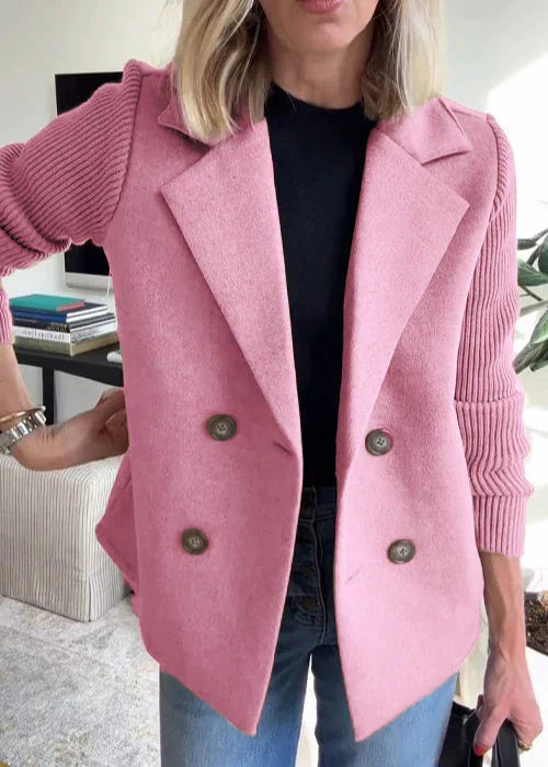 Maris Stylish Blazer – Double‑Breasted Fashionable Women's Jacket