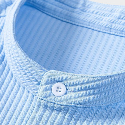 Karl™ | Stylish & Comfortable Shirt with Stand Collar for All Occasions