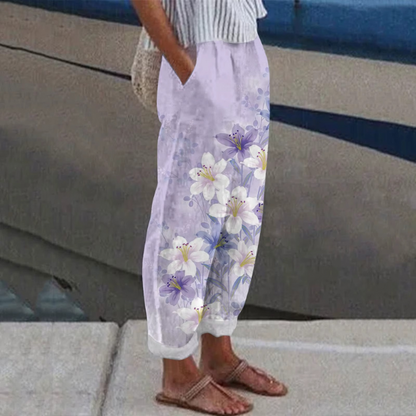 Magrethe - Lightweight Linen Trousers