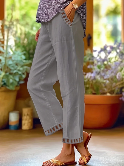 Karla - Lightweight Linen Trousers