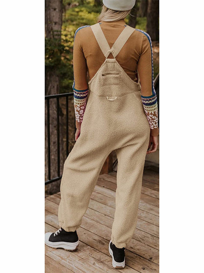Newport Reserve I Women's Fleece Thermal Overalls With Zippered Pockets