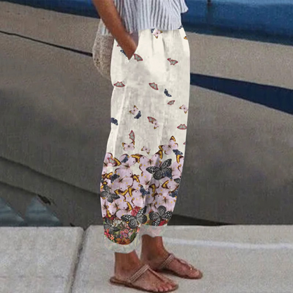 Magrethe - Lightweight Linen Trousers