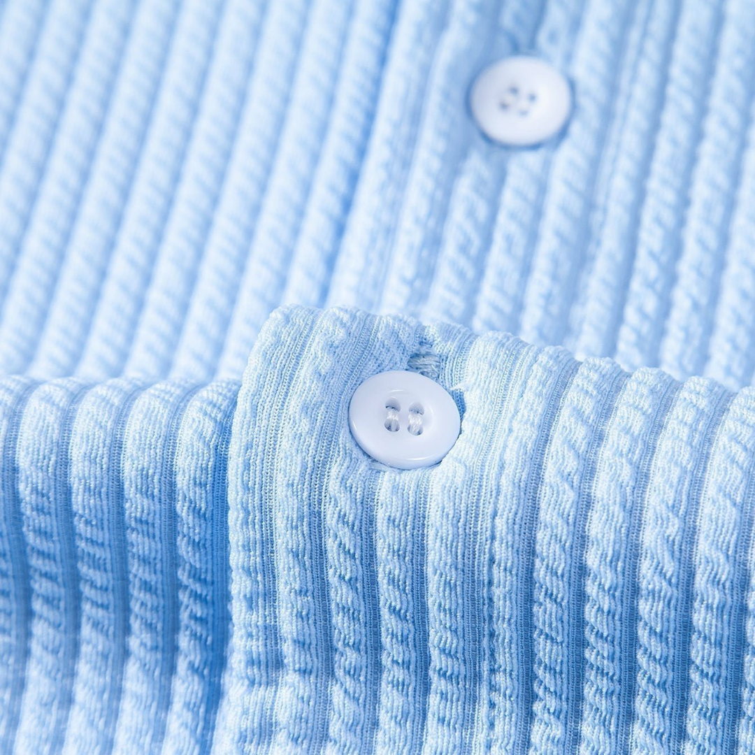 Karl™ | Stylish & Comfortable Shirt with Stand Collar for All Occasions