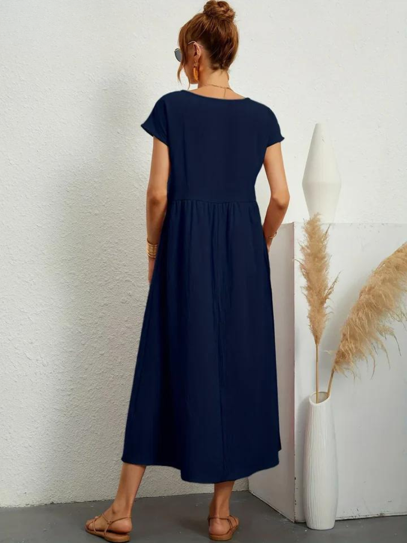Giulia™ | Elegant Essential Dress in Cotton and Linen